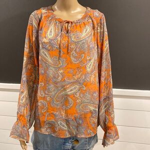 Skies are blue blouse size M